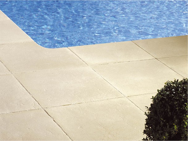 Swimming Pool Coping - Bergerac used with matching paving